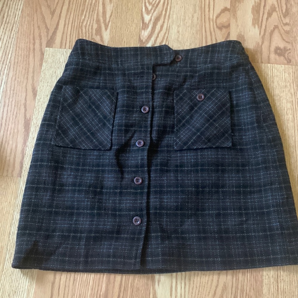 Signature expressions plaid skirt